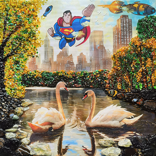 An ordinary day in New York by Irina BAST, Painting for Sale on Select