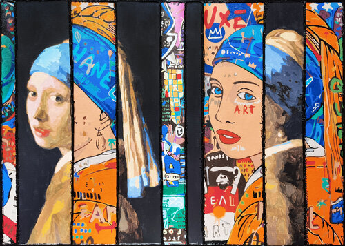 Girl with a pearl earring by Irina BAST, Painting for Sale on Select