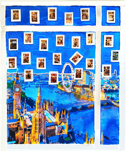 An evening in London von Irina BAST, Malerei kaufen auf Select