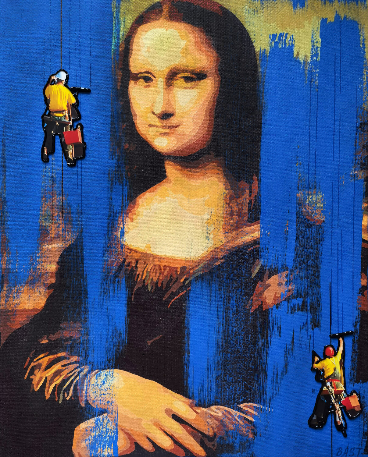 Mona Lisa Irina BAST Original painting for sale