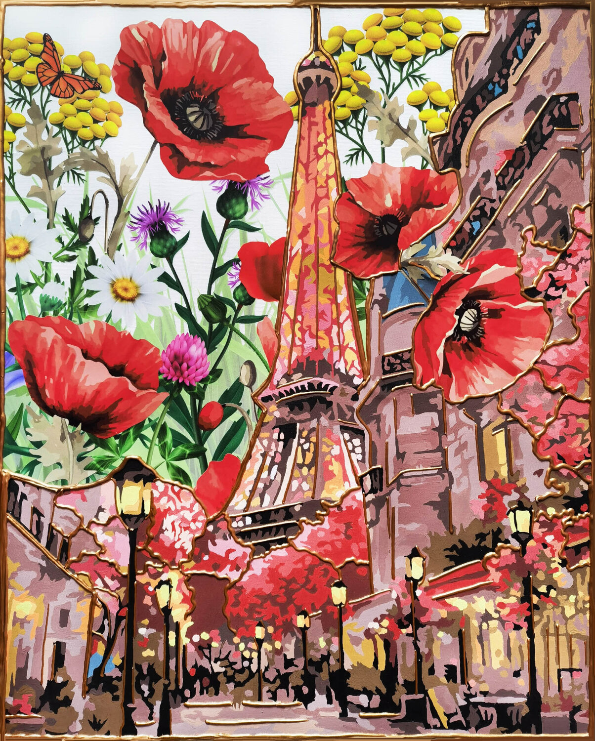Blooming Paris Irina BAST Originalgemälde zu verkaufen