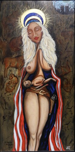American Madonna by Laszlo Hamori, Painting for Sale on Select