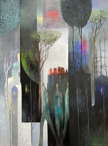 City by Andranik Shahjanyan, Painting for Sale on Select