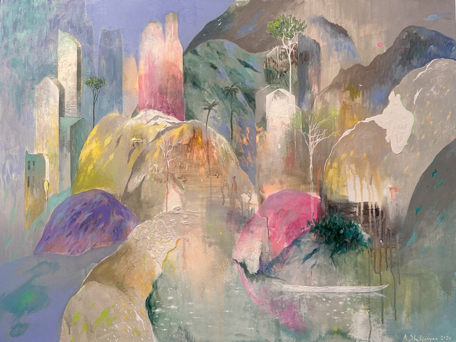 Summer Andranik Shahjanyan Original painting for sale