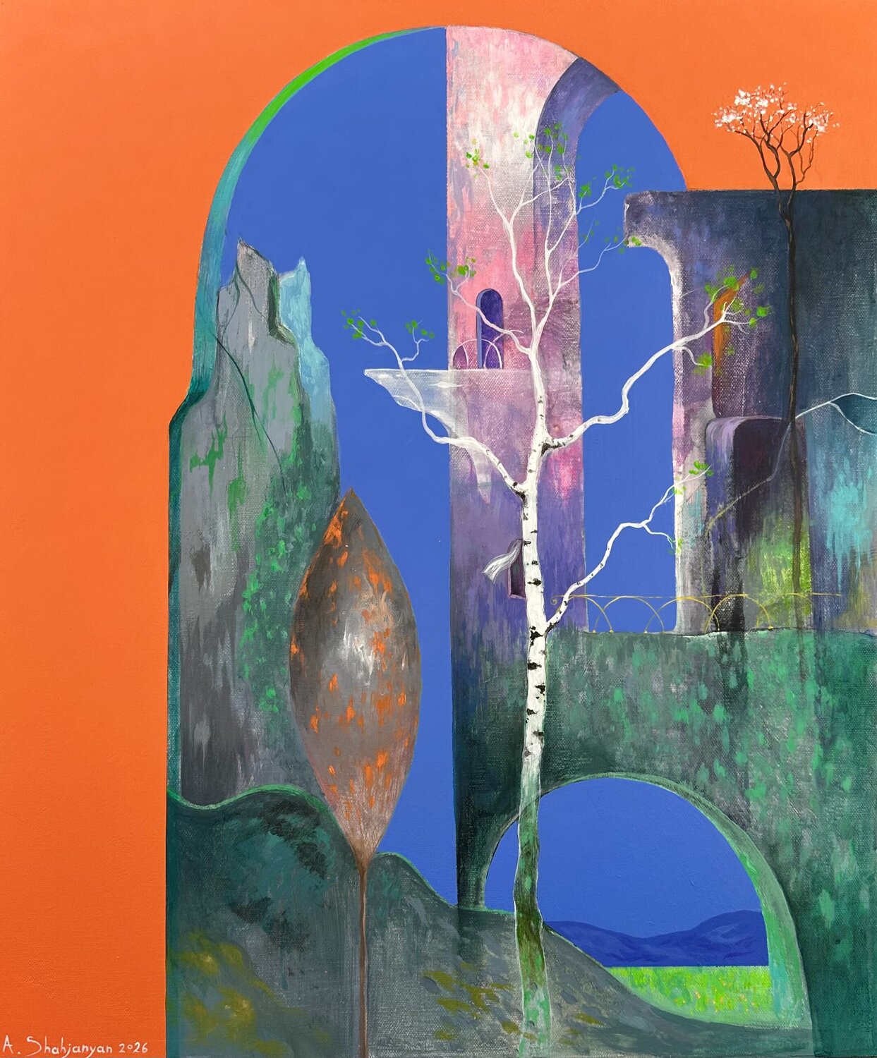 The Arch Andranik Shahjanyan Original painting for sale
