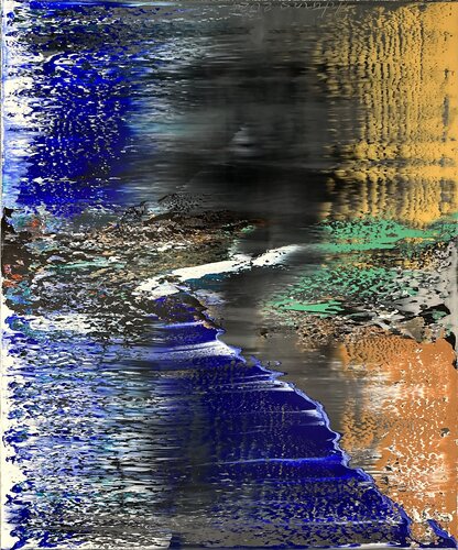 Blue Shore by Arturas Lapajevas, Painting for Sale on Select
