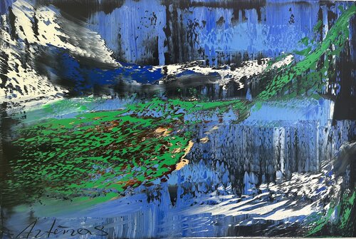 Spring in Norway by Arturas Lapajevas, Painting for Sale on Select