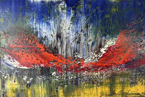 Red Wings by Arturas Lapajevas, Painting for Sale on Select
