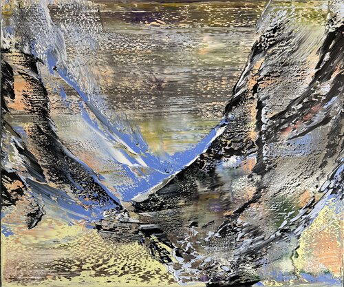Melting Mountains by Arturas Lapajevas, Painting for Sale on Select