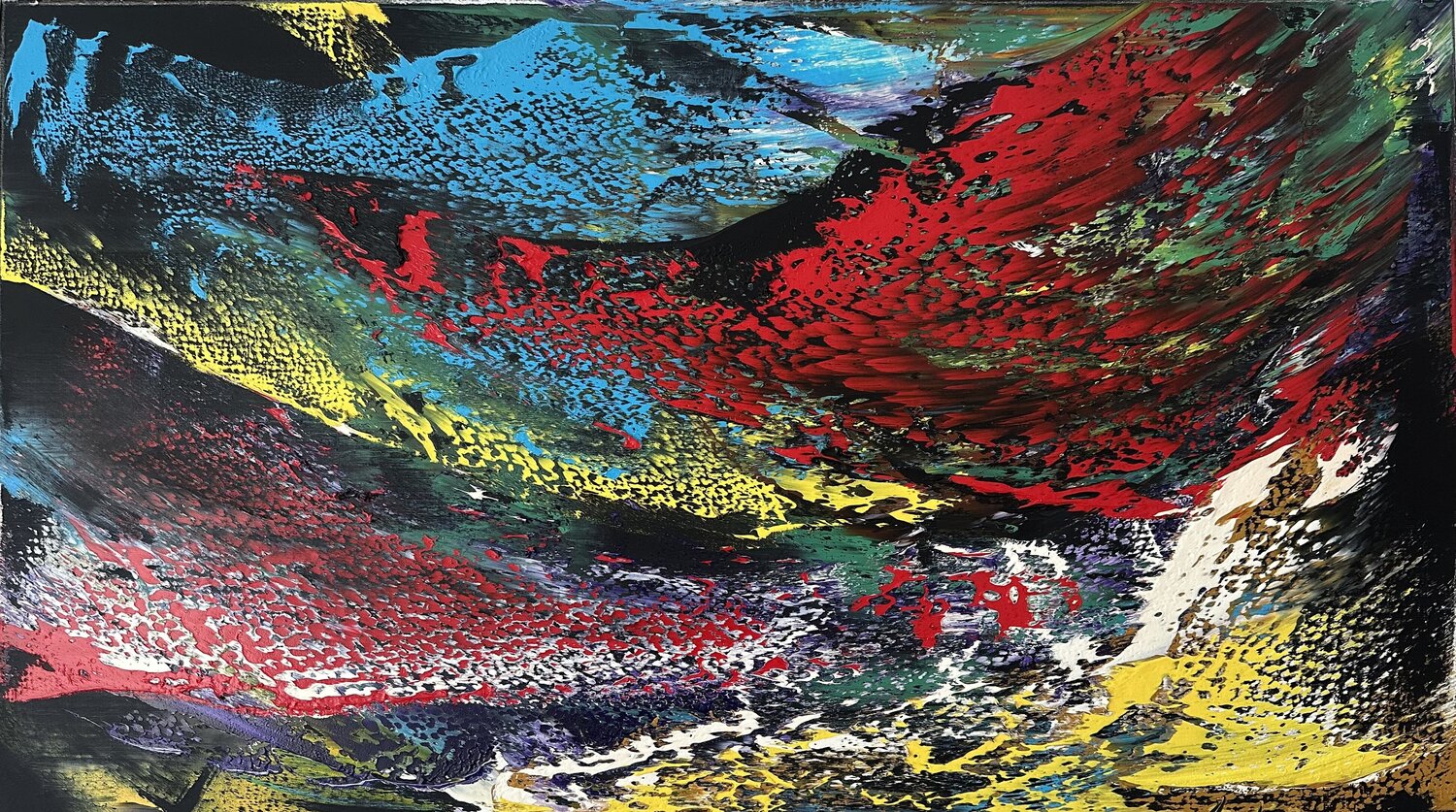 California Wildflowers Arturas Lapajevas Original painting for sale