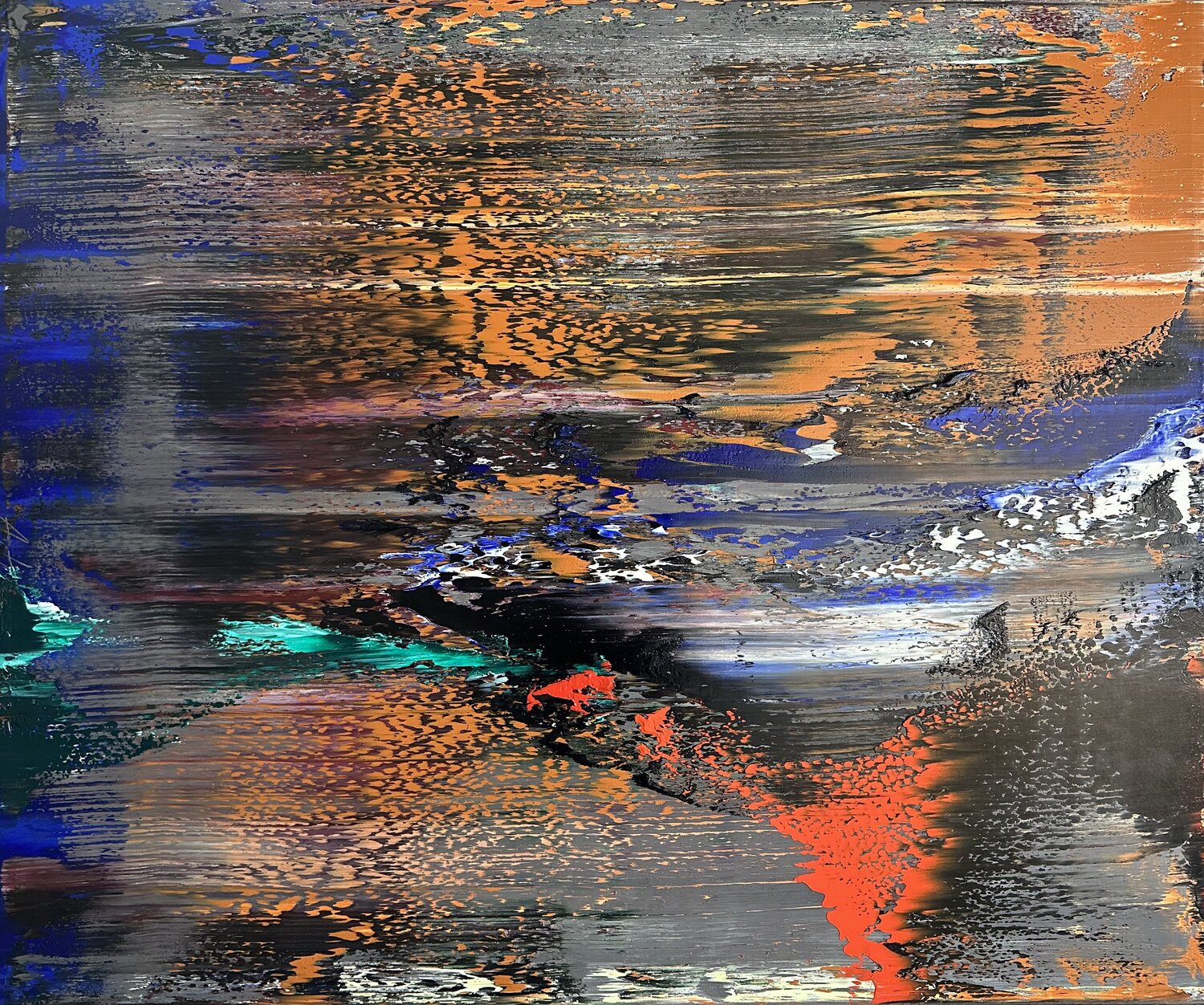 Flooded Summer Fields Arturas Lapajevas Original painting for sale