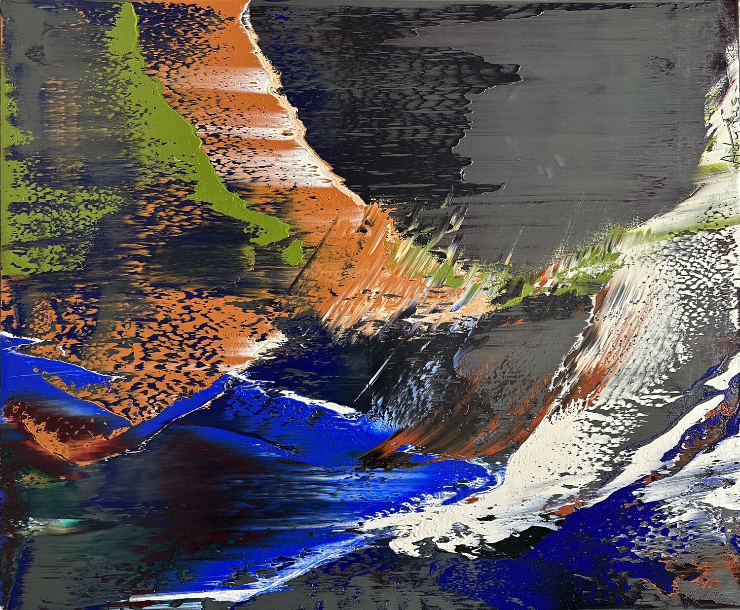 Windswept Coast Arturas Lapajevas Original painting for sale