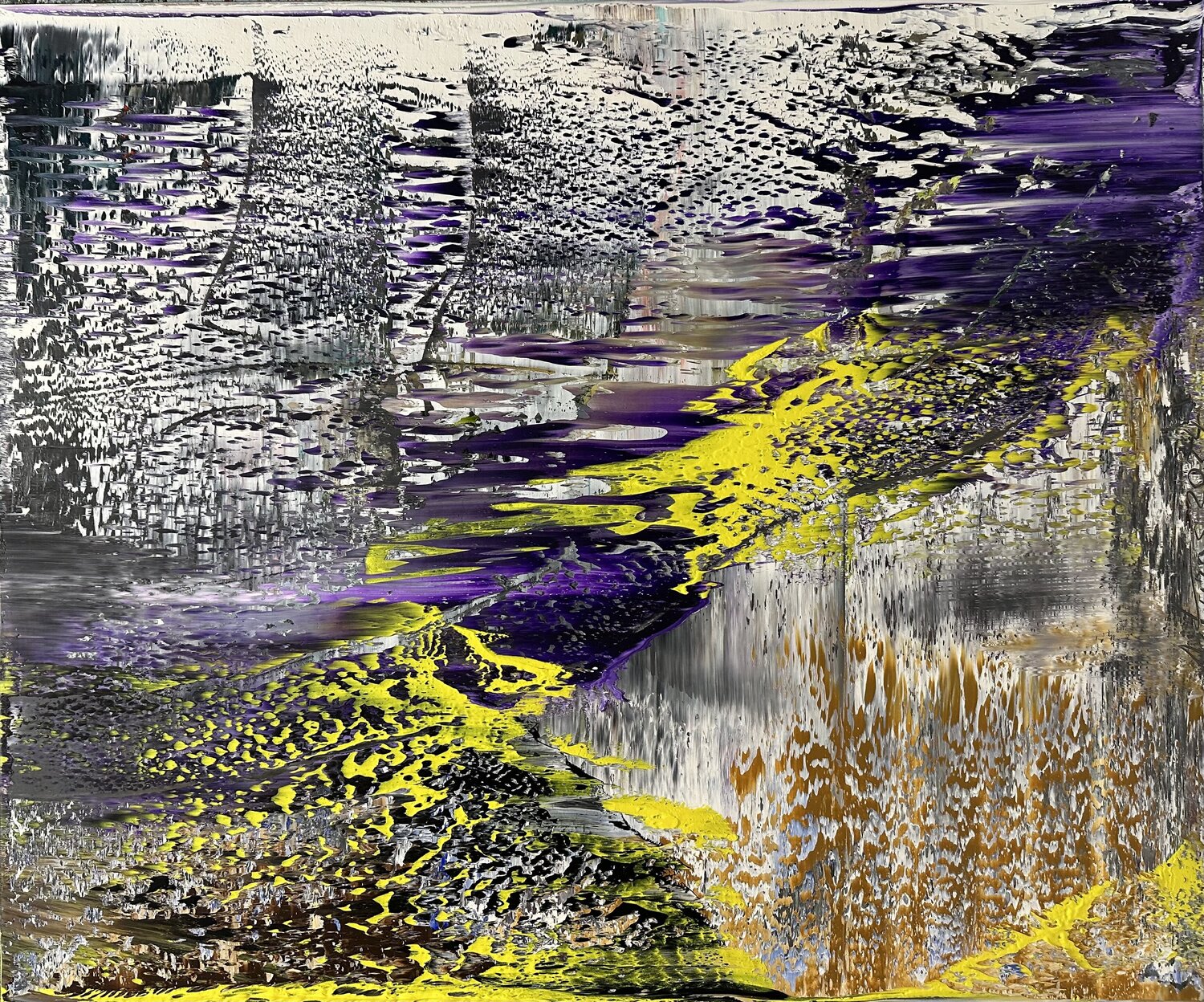 Blooming Hills Arturas Lapajevas Original painting for sale