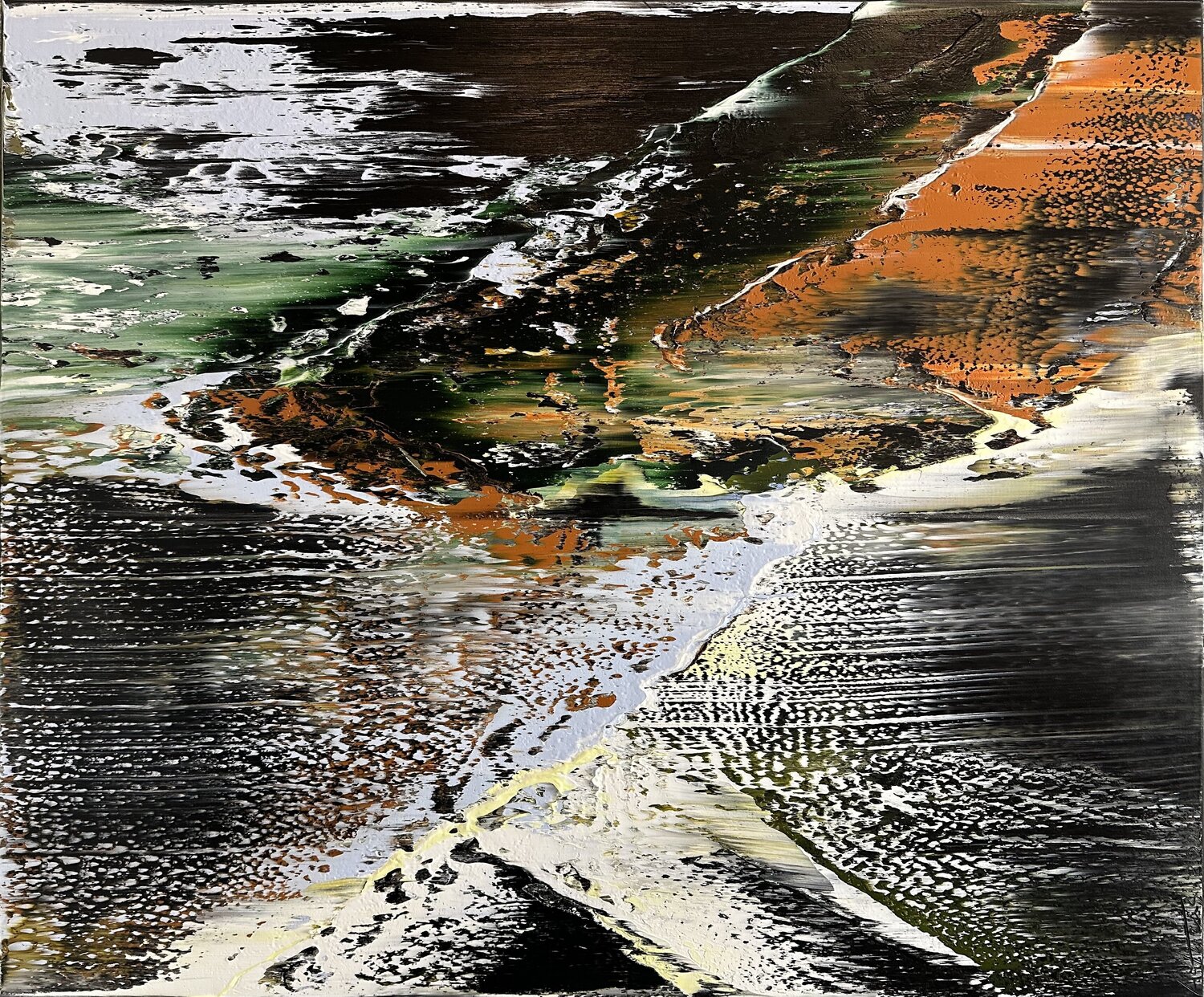 Serpentine Arturas Lapajevas Original painting for sale
