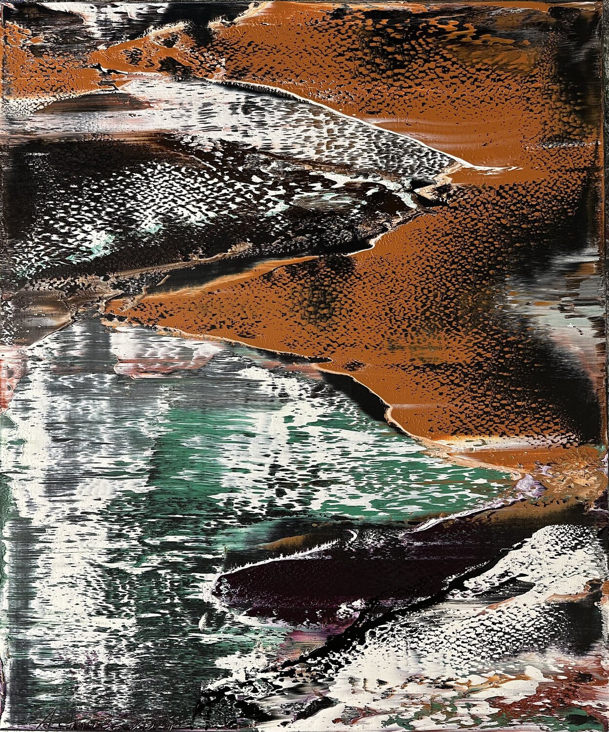 Melting Ice Arturas Lapajevas Original painting for sale