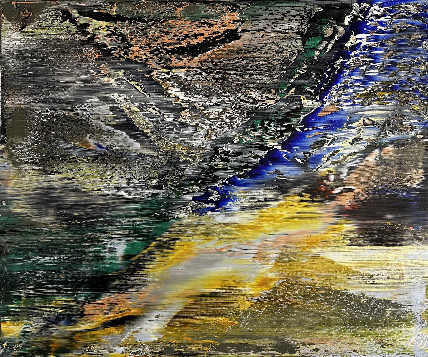 Melting Colors Arturas Lapajevas Original painting for sale