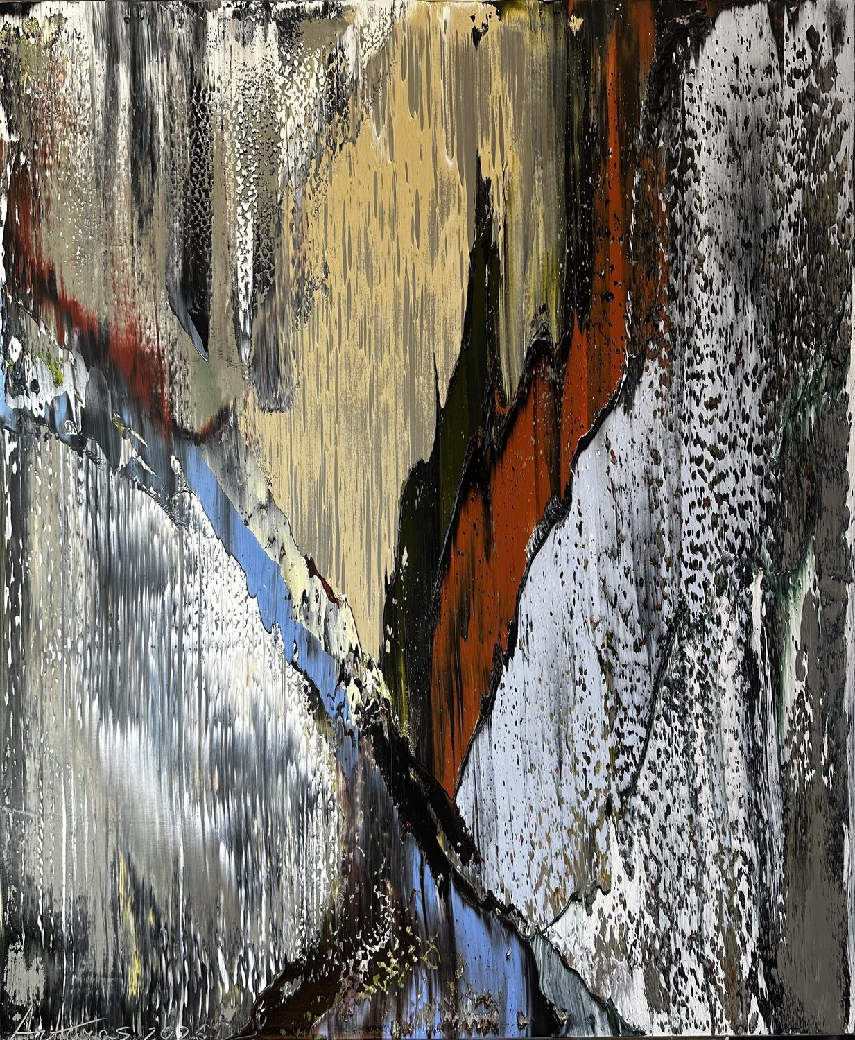 Symphony of the Mountains Arturas Lapajevas Original painting for sale