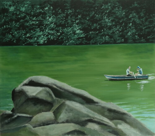Central Park 3 von Leni Winkelmann, Malerei kaufen auf Select