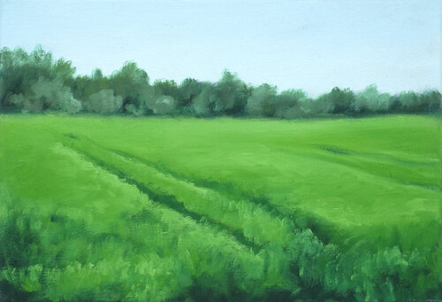 Landschaft 46 by Leni Winkelmann, Painting for Sale on Select