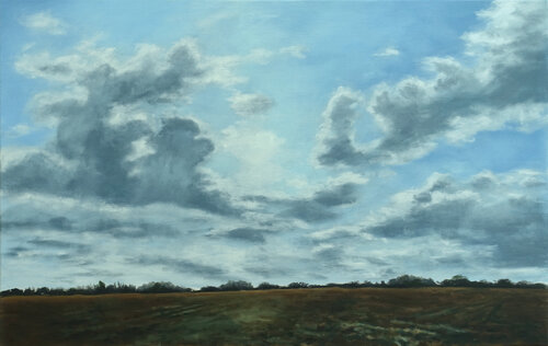Landschaft 52 by Leni Winkelmann, Painting for Sale on Select