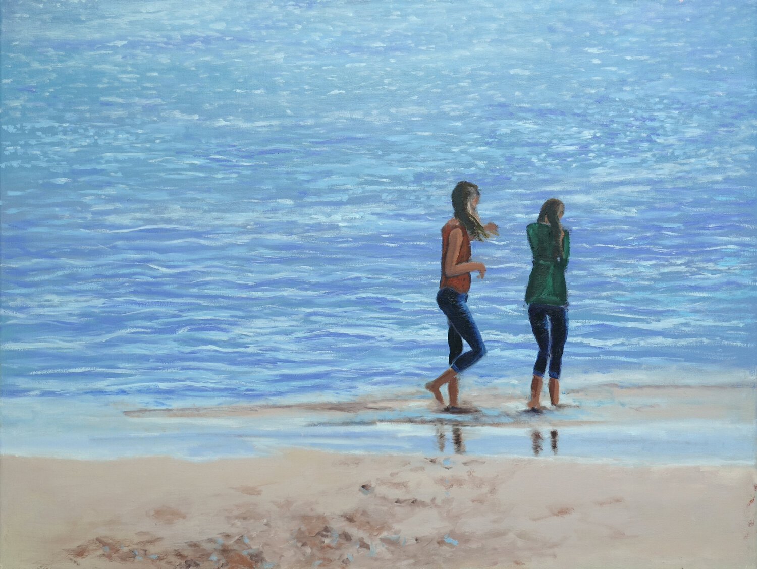 Am Meer 7 Leni Winkelmann Original painting for sale