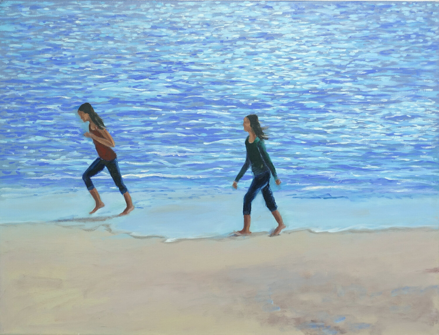 Am Meer 8 Leni Winkelmann Original painting for sale