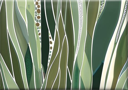 Plant code #9 by Valentyna Kniazieva, Painting for Sale on Select