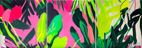 Jungle beat #1 by Valentyna Kniazieva, Painting for Sale on Select