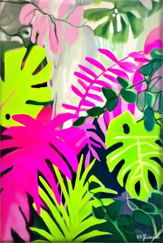 Yellow beat #2 by Valentyna Kniazieva, Painting for Sale on Select