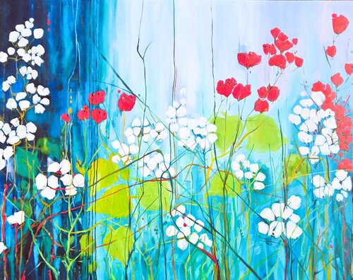 Cotton by Valentyna Kniazieva, Painting for Sale on Select