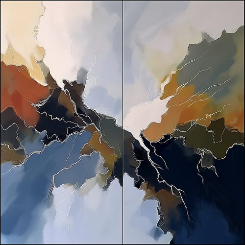 Roots of Universe #3 by Valentyna Kniazieva, Painting for Sale on Select
