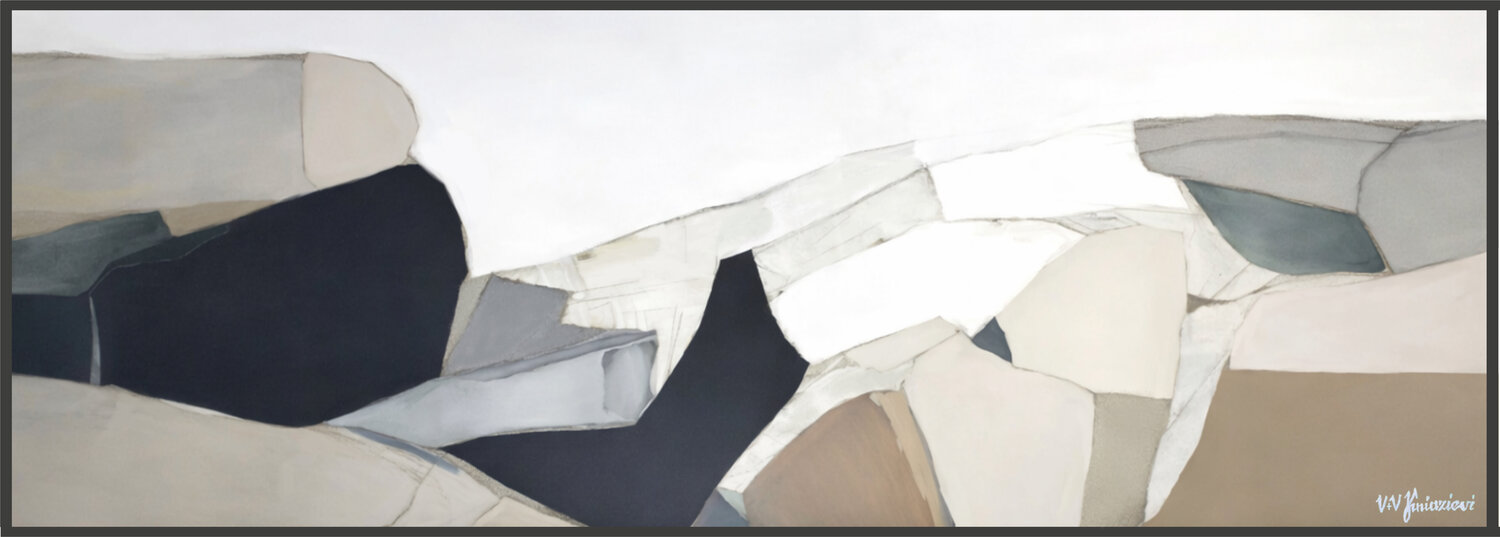 Muted motion #9 Valentyna Kniazieva Original painting for sale