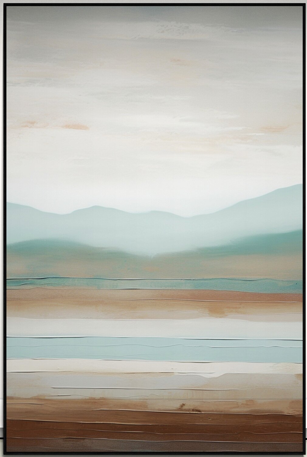 Tranquil horizon #8 Valentyna Kniazieva Original painting for sale