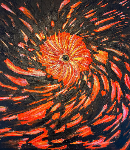 Space vertex by Maksim Gorshkov, Painting for Sale on Select