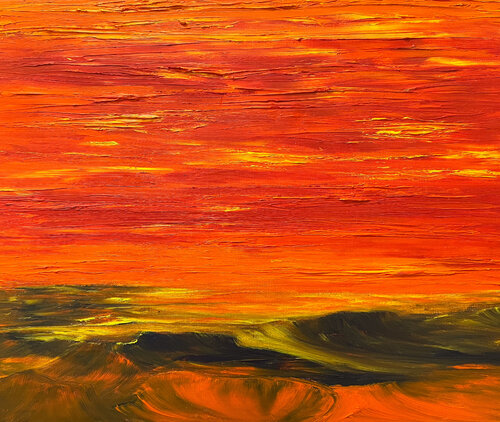 Red Planet by Maksim Gorshkov, Painting for Sale on Select
