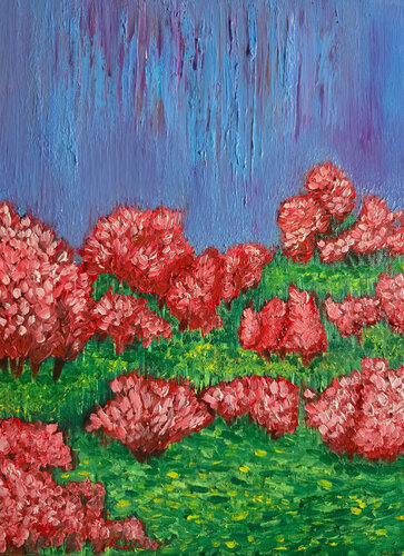 Whispers of Bloom by Maksim Gorshkov, Painting for Sale on Select