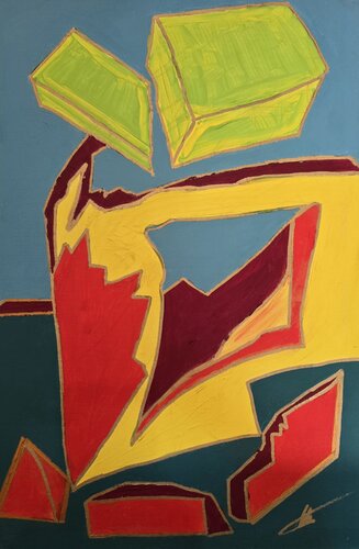 Fracture of Consciousness by Maksim Gorshkov, Painting for Sale on Select