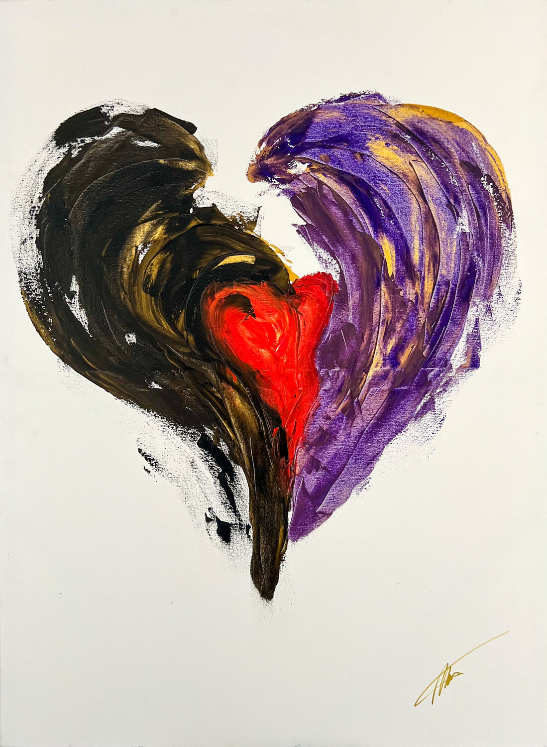 Heart Maksim Gorshkov Original painting for sale