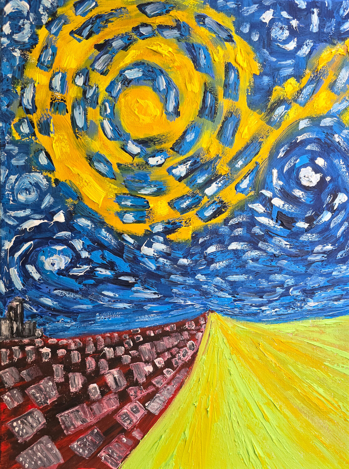 Whirlwind of Dreams Maksim Gorshkov Original painting for sale