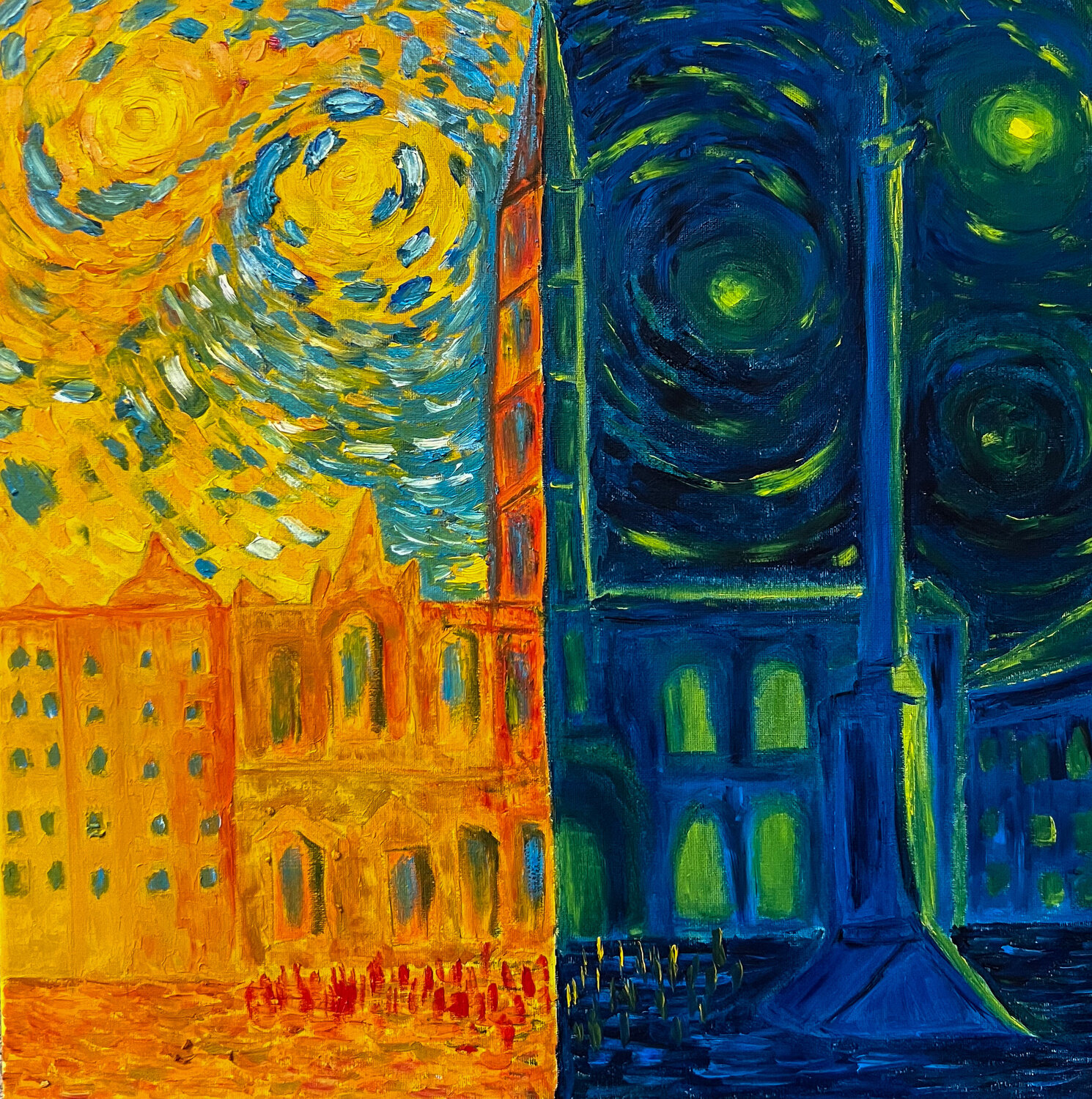 Eternal Contrast Maksim Gorshkov Original painting for sale
