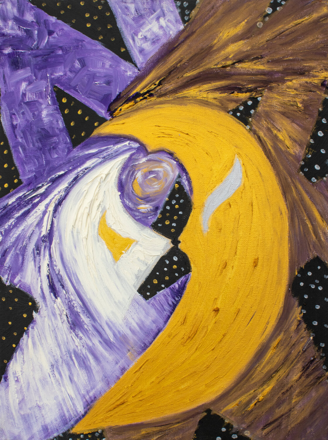 Embrace of Light and Shadow Maksim Gorshkov Original painting for sale
