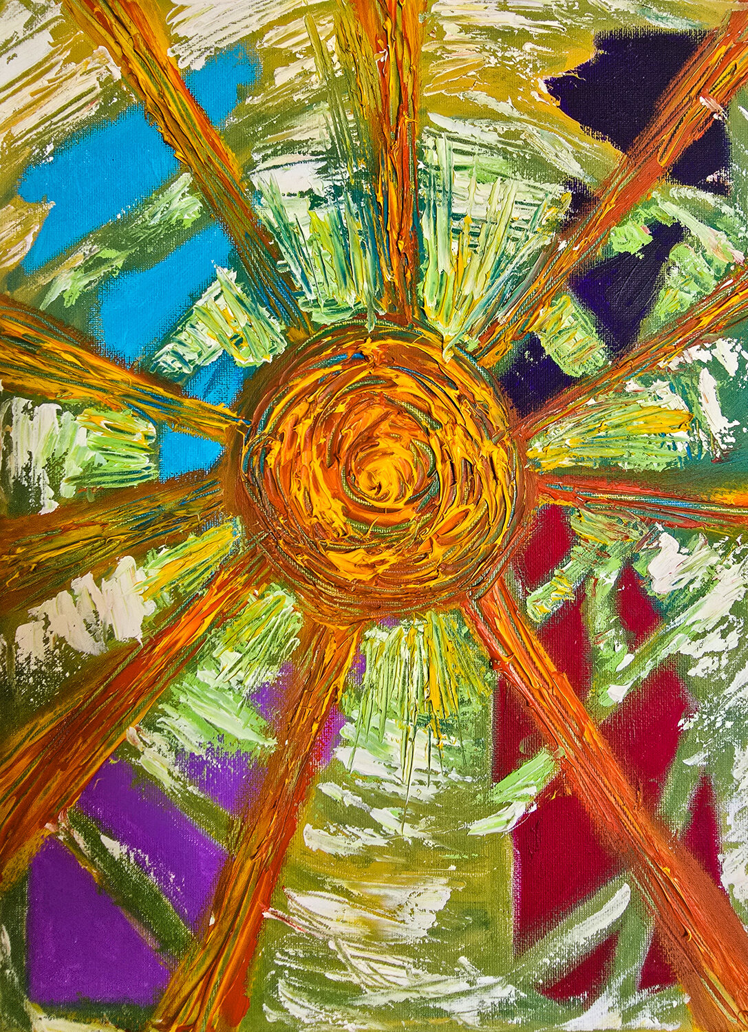 Pulse of Light Maksim Gorshkov Original painting for sale