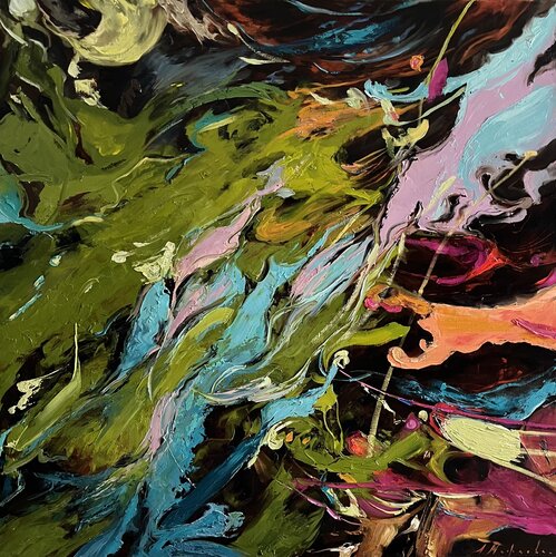 NATURE"S DANCE by Elena Agraphiotis, Painting for Sale on Select