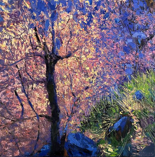 SUNPLAY by Elena Agraphiotis, Painting for Sale on Select