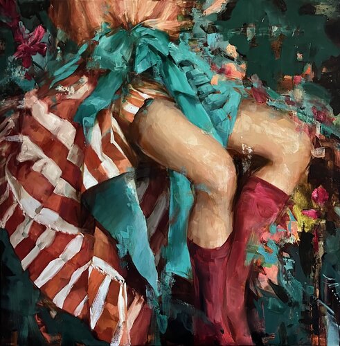 ,,BOLERO-sophisticated lyrics dealing with love" by Elena Agraphiotis, Painting for Sale on Select