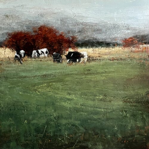 SOMEWHERE IN THE COUNTRYSIDE by Elena Agraphiotis, Painting for Sale on Select