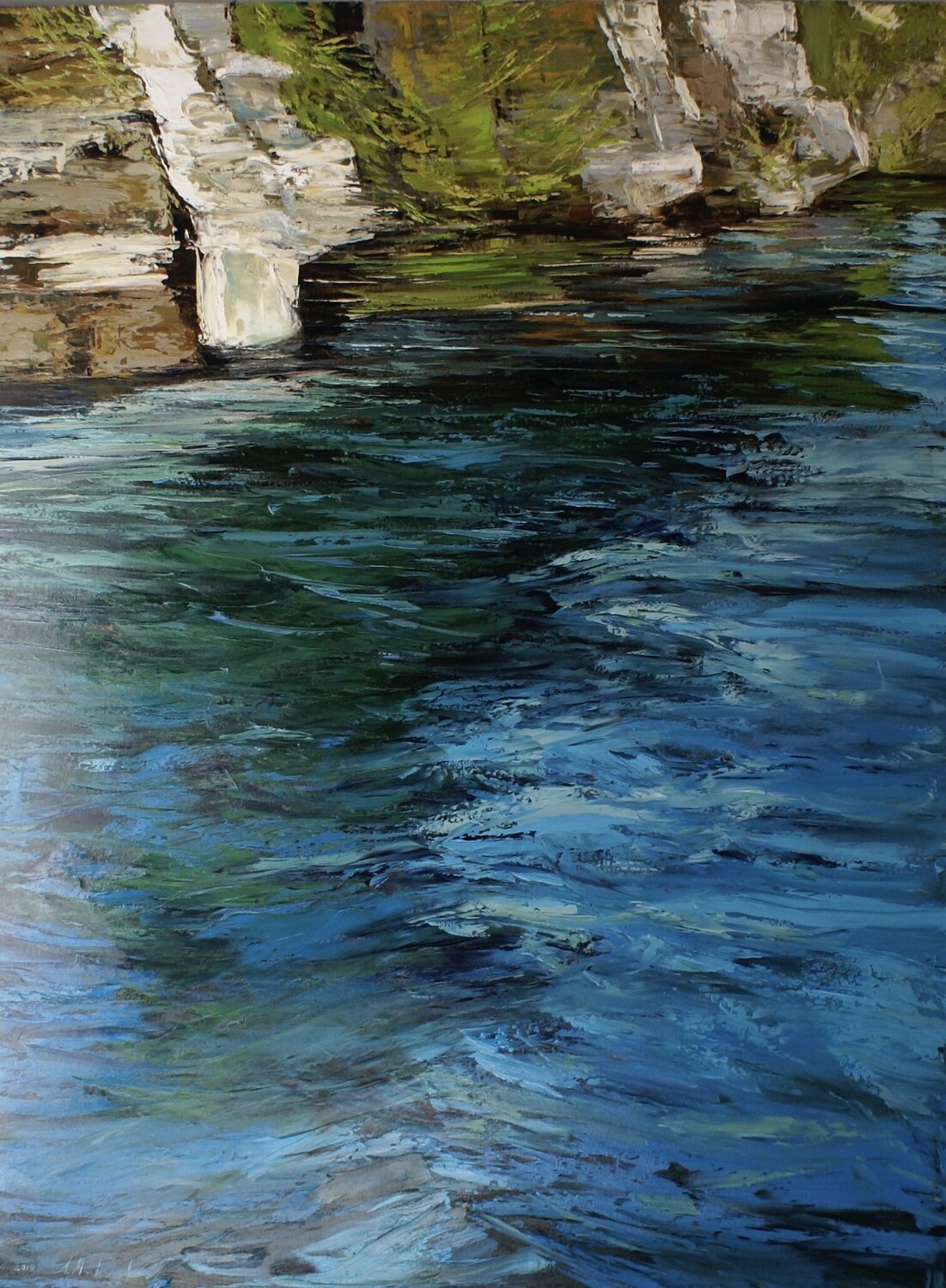 RIVER Elena Agraphiotis Original painting for sale