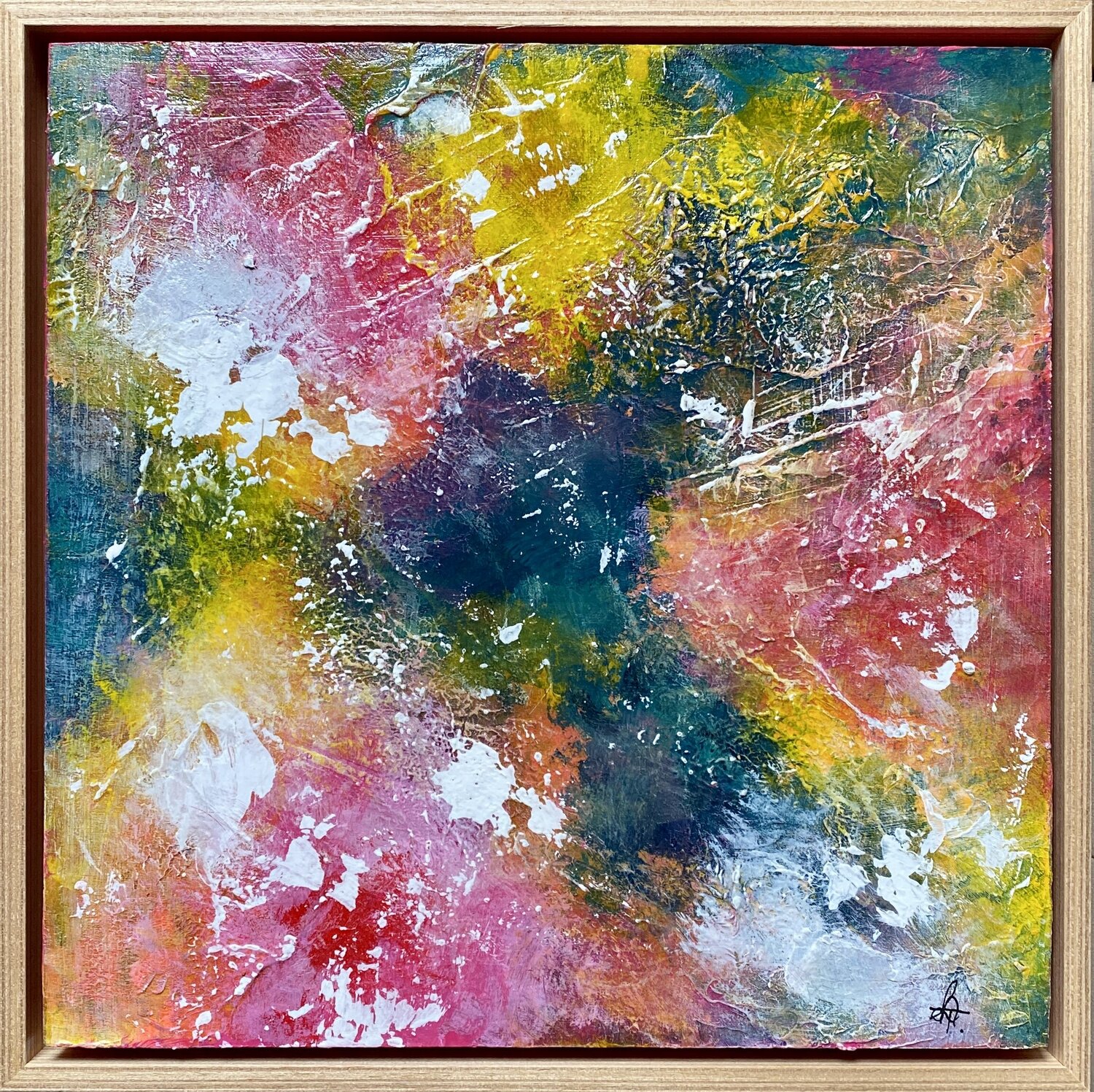 «Spring colors make me wonder» L. Anna Tominska Original painting for sale