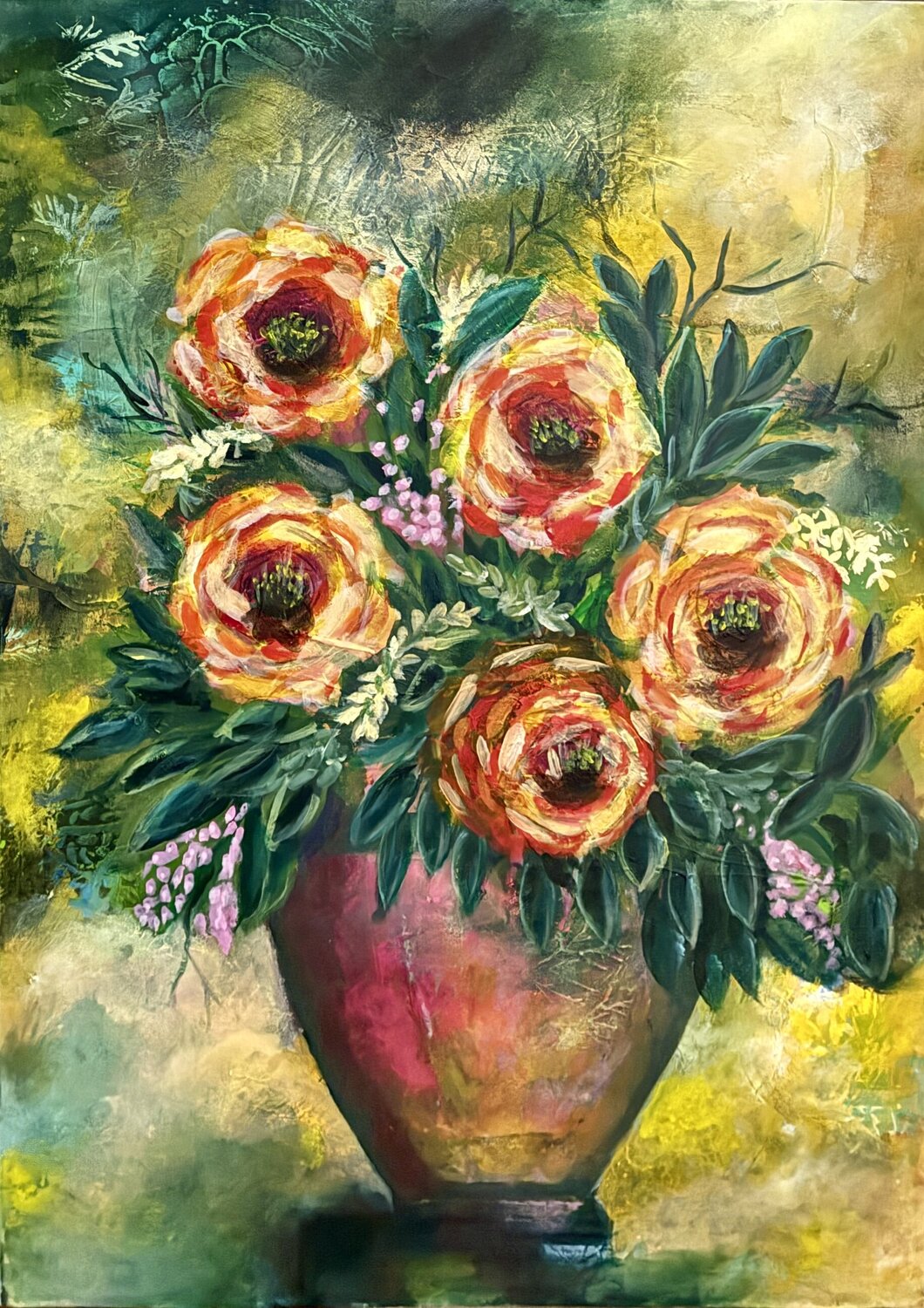 Memory of summer, L. Anna Tominska Original painting for sale