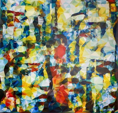 Faces 24 by Thuy Nguyen, Painting for Sale on Select